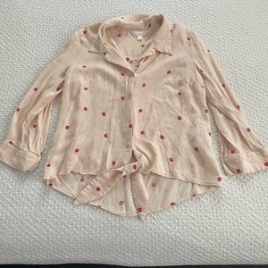 LC Lauren Conrad button down blouse!